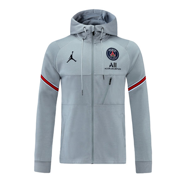 Chaqueta Con Capucha PSG 2021/2022 Gris